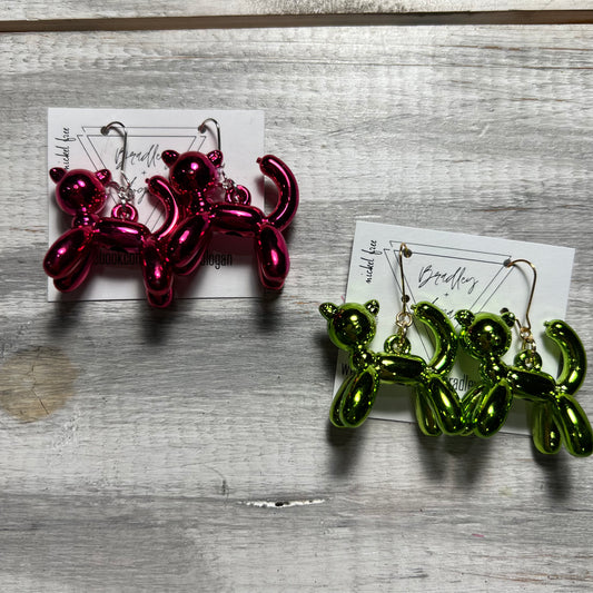 Balloon Cat Earrings