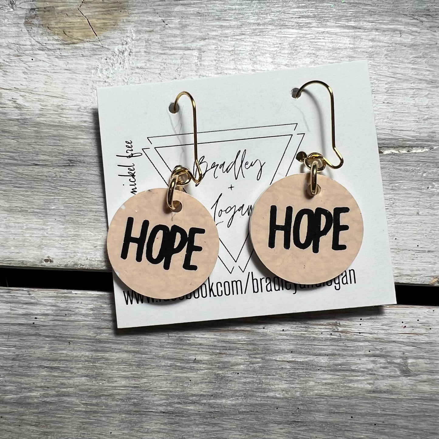 Christmas Word Earrings