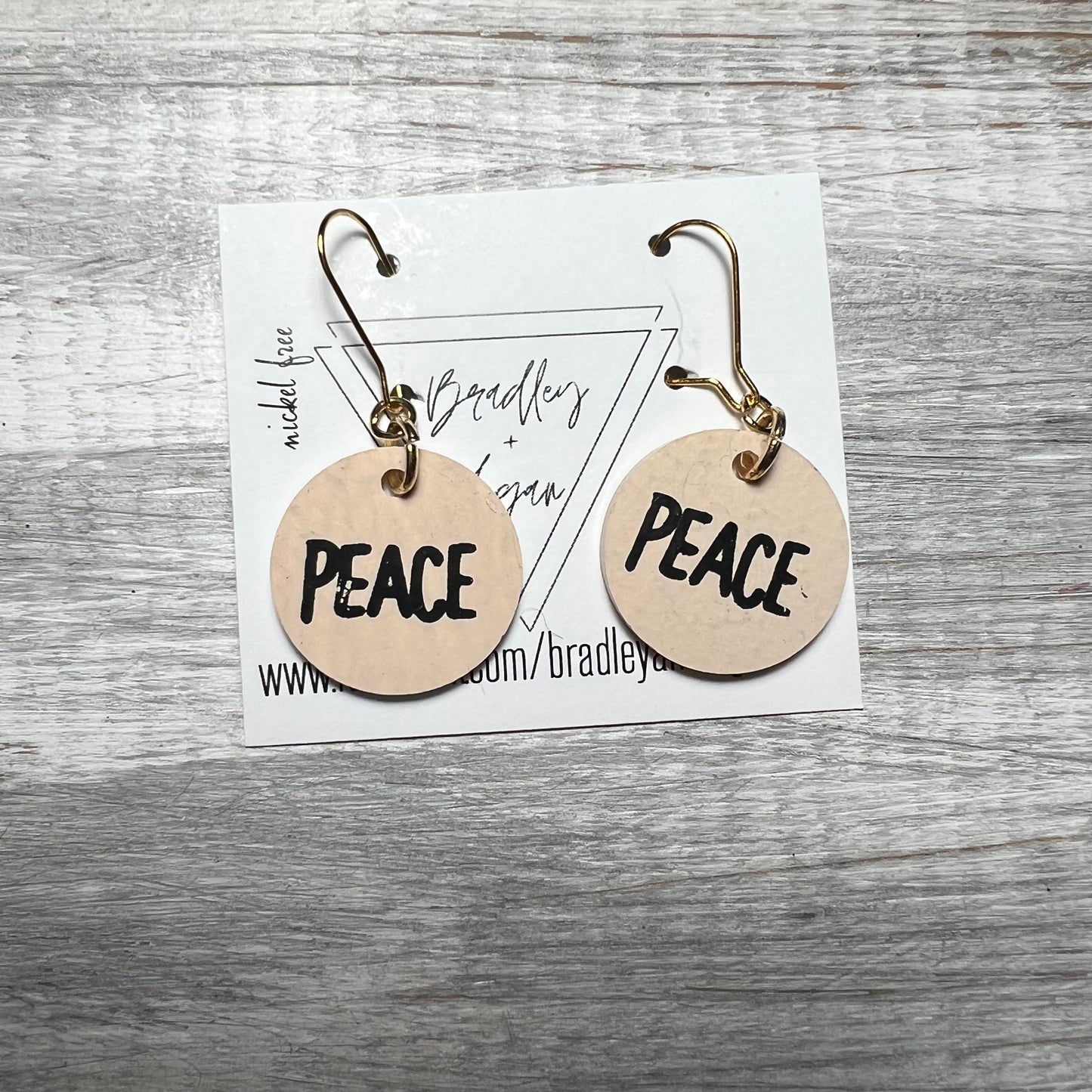 Christmas Word Earrings