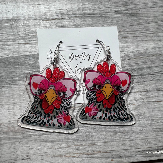 Cranky Hen Earrings