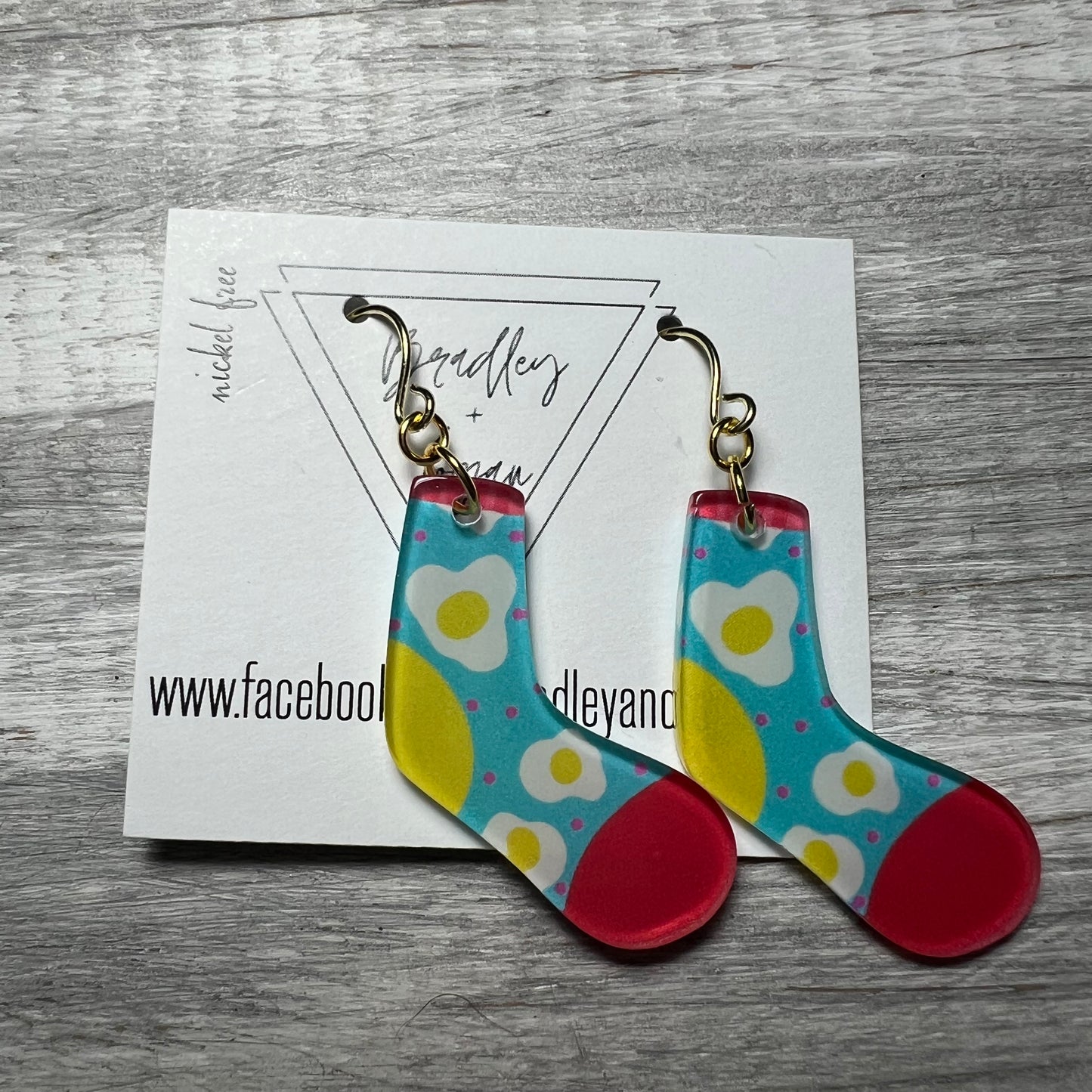 Funky Sock Earrings