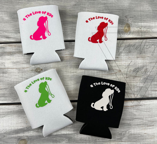 4 The Love of K9s Coozies - Summer 2024 Collection