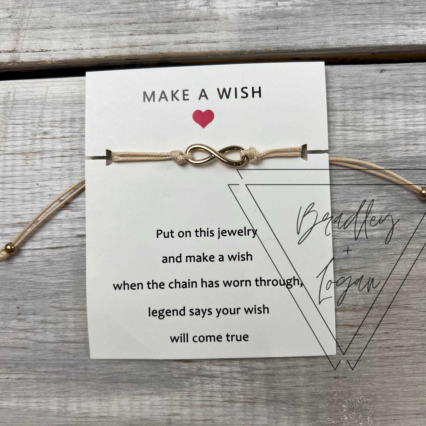 Make a wish.... Infinity Bracelet