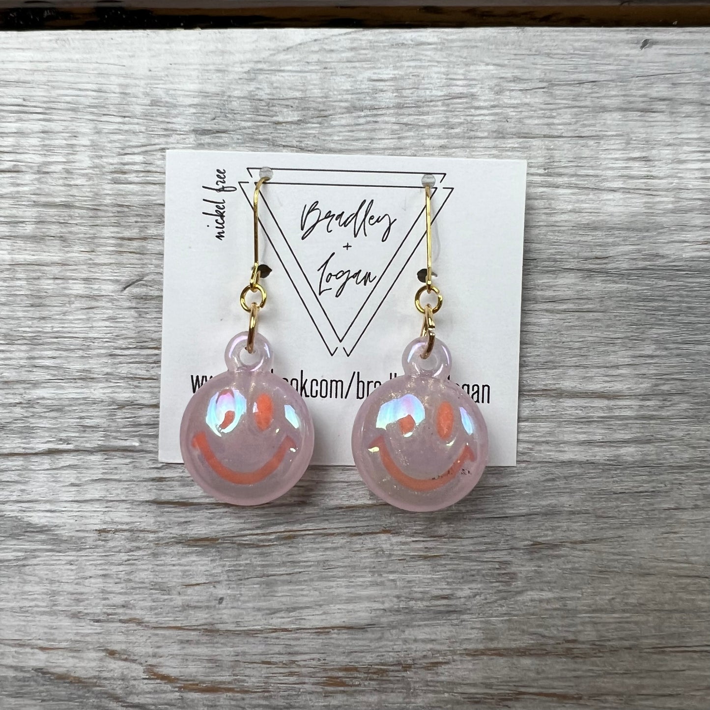 Bubble Smiley Face Earrings