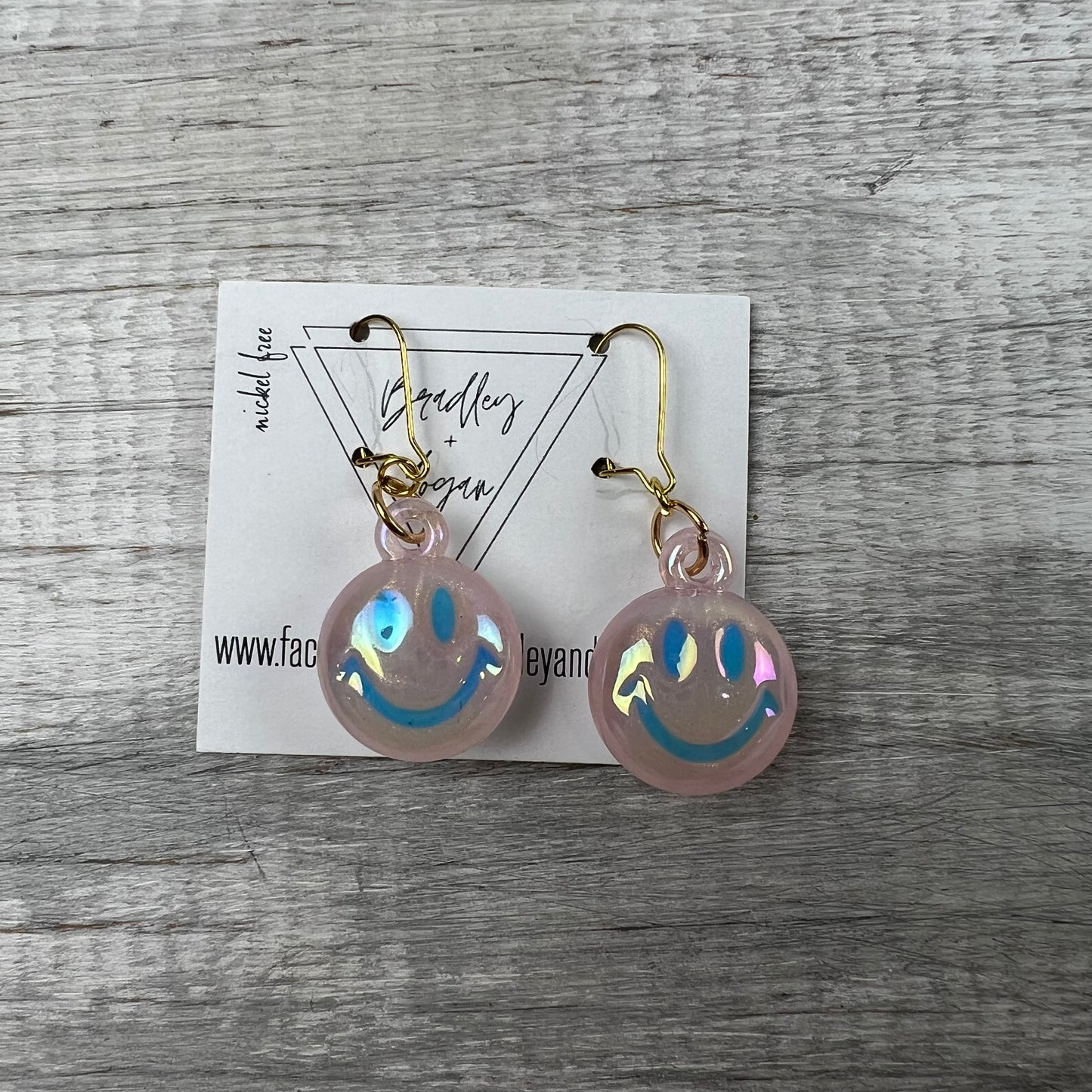 Bubble Smiley Face Earrings