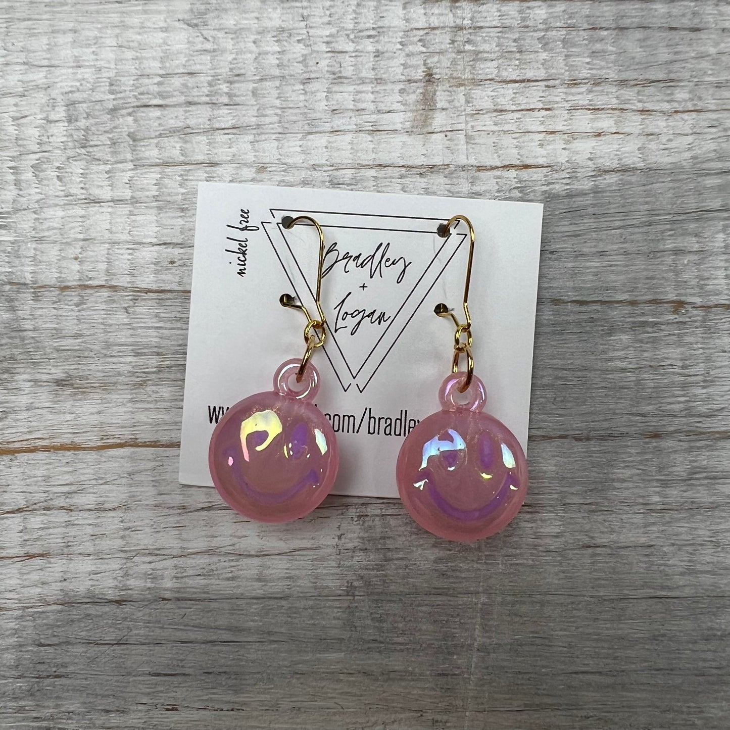 Bubble Smiley Face Earrings