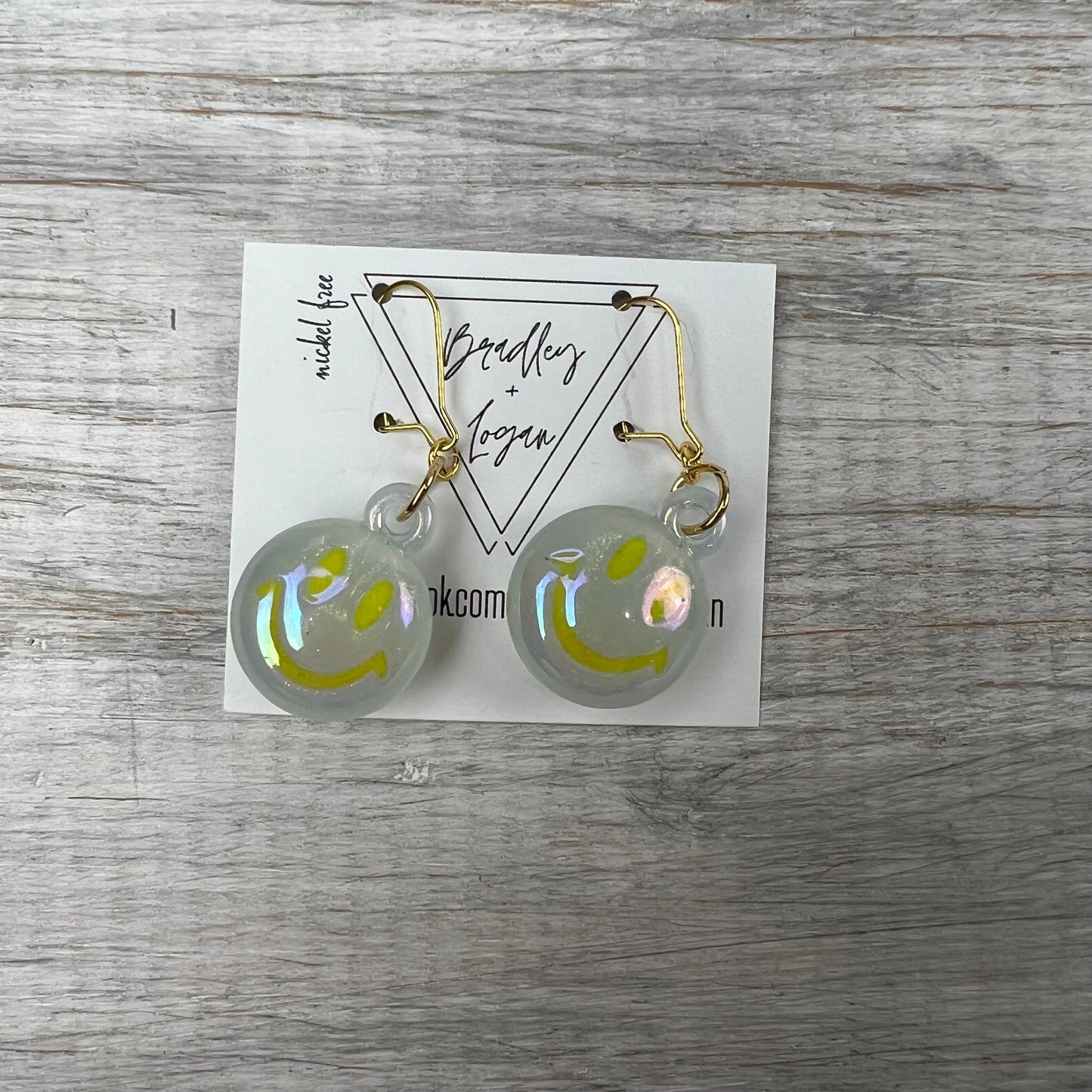 Bubble Smiley Face Earrings