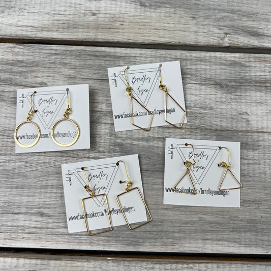 Minimalist Shape Earrings