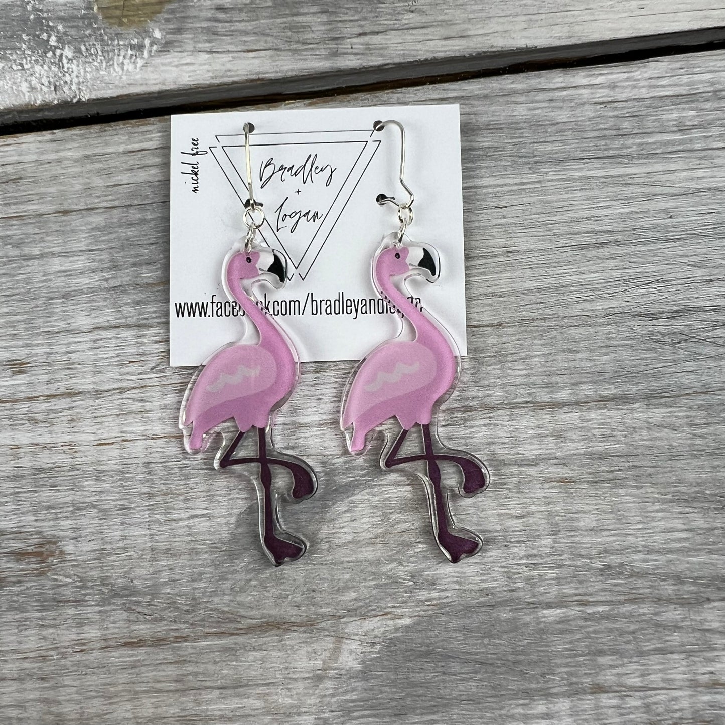 Funky Flamingo Earrings