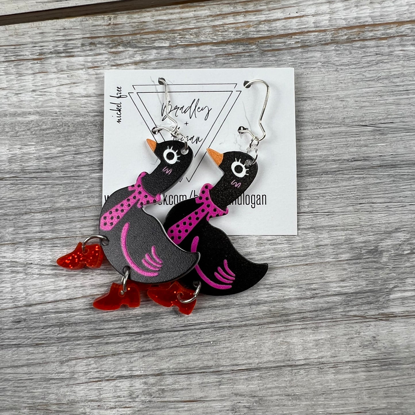 Silly Goose Earrings