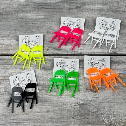 Folding Chair Earrings