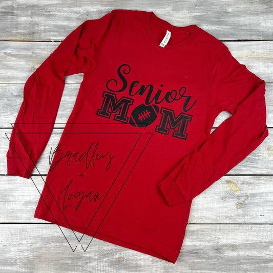 Senior Mom - Football Long Sleeve