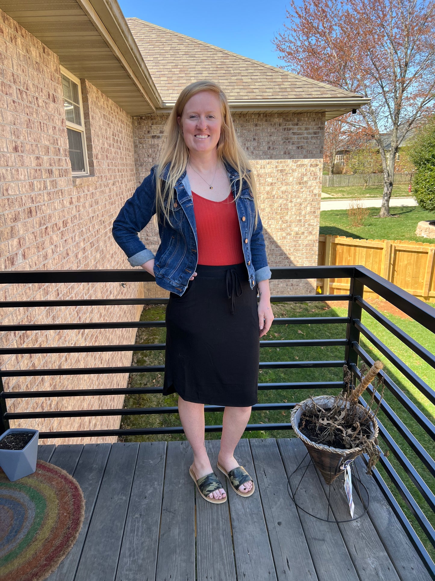 Tulip Skirt with Pockets